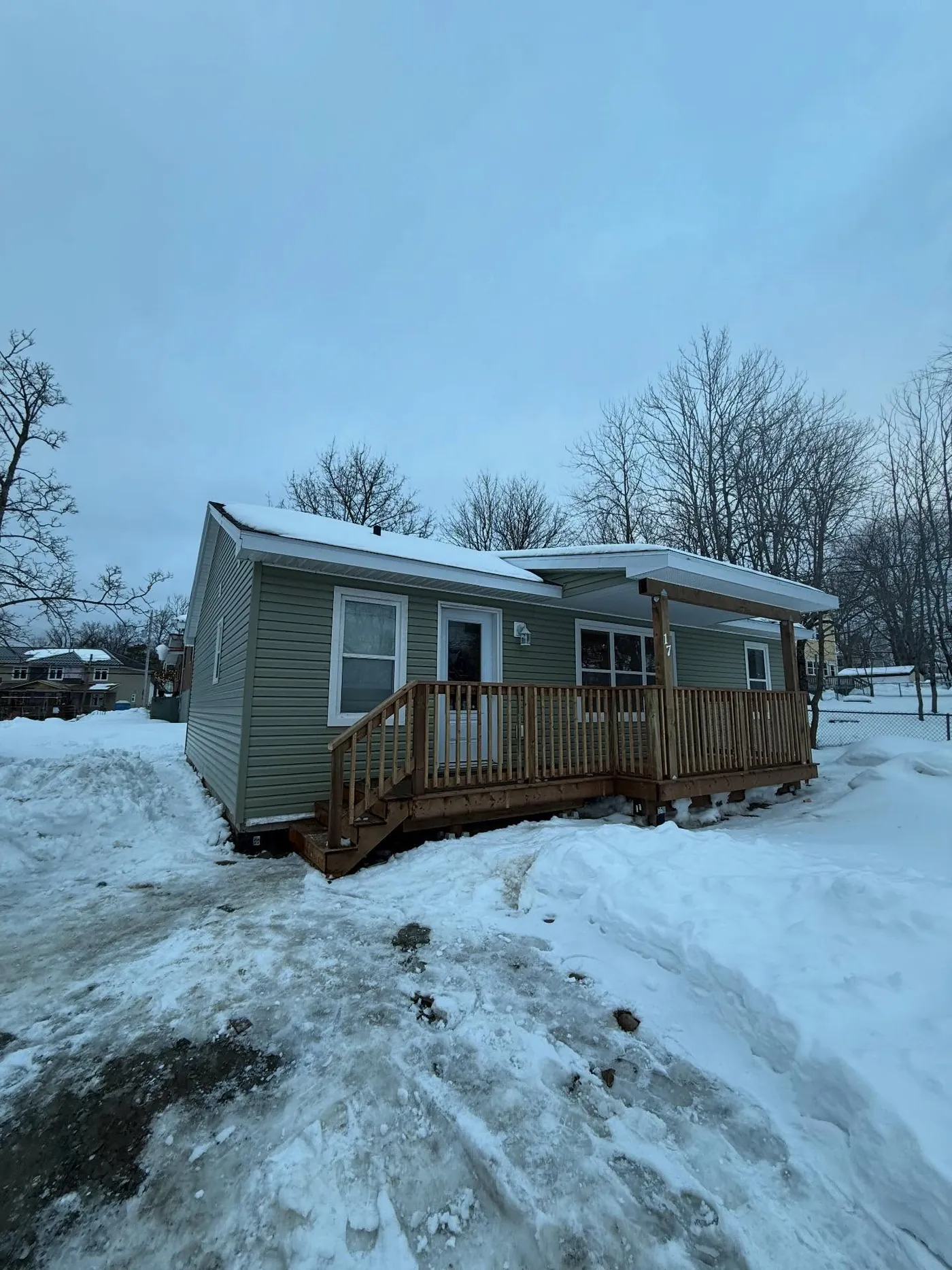 Nova Scotia home after a siding renovation and deck refresh