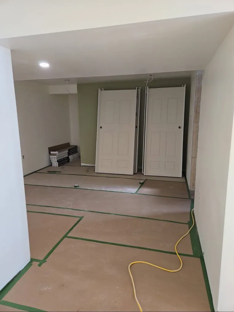 New interior doors, casing and baseboard in a Halifax home